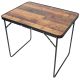 10. FOLDABLE CAMPING TABLE 80X60X70CM WOOD