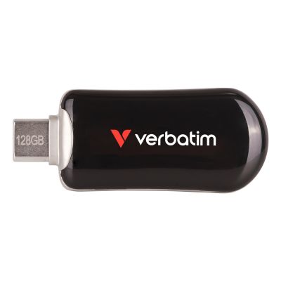 2. Verbatim 30225 USB Flash Drive 128GB USB Type-C 3.2 Gen 1 (3.1 Gen 1) Black