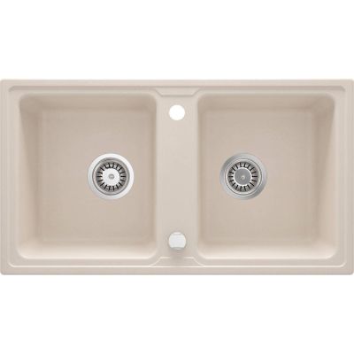 Granite sink, 2-bowl, ZQZ 5203 5908212093856