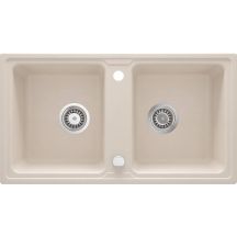 Granite sink, 2-bowl, ZQZ 5203 5908212093856