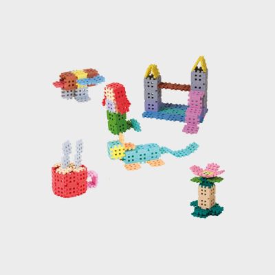 5. Marioinex Mini Waffle building blocks, 400 pieces, pastel