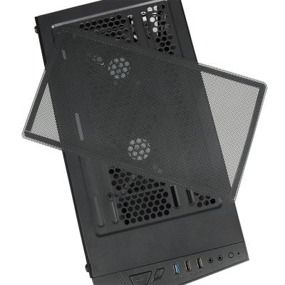 5. IBOX WIZARD 4 GAMING OW4 case (ATX; black)