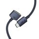 11. Tech-Protect MMC01 Ultraboost USB-C / USB-C MagSafe 3 140W 200cm Cable for MacBook - Navy Blue
