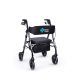 4. Marseille four-wheeled walker, graphite color RF-617/G REHAFUND