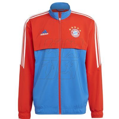 9. Sweatshirt adidas FC Bayern Pre Jacket M HU1274