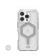 7. Urban Armor Gear Plyo Cell Phone Case 16 cm (6.3") Silver, Transparent