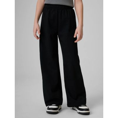 5. Girls' wide-leg sweatpants 4F 4FJRSS26TTROF1918-20S