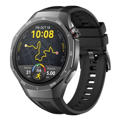 3. Huawei WATCH GT 5 Pro 46mm | Smart Watch | GPS (Satellite) | AMOLED | 1.43 inch | Black