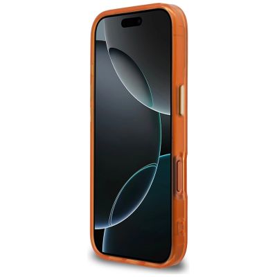 5. Karl Lagerfeld IML K Head Logo MagSafe Case for iPhone 17 Pro - Orange