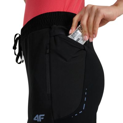 16. Women's trousers 4F FNK F0931 deep black 4FWAW25TFTRF0931 20S