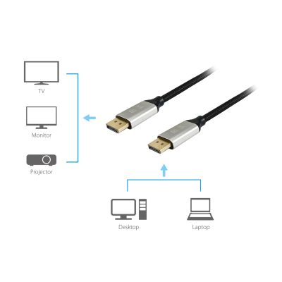 4. Equip DisplayPort 1.4 Premium 8K/60Hz St/St 5.00m black