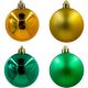 9. DECORATIVE PLASTIC BAUBLE SAFE 7 PCS BANANA MICA