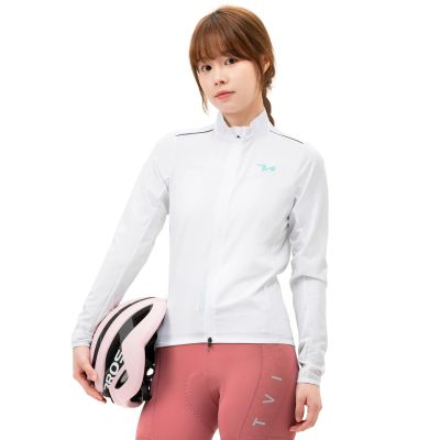 4. Rockbros YPW069 TVI M Women's Cycling Jacket - White