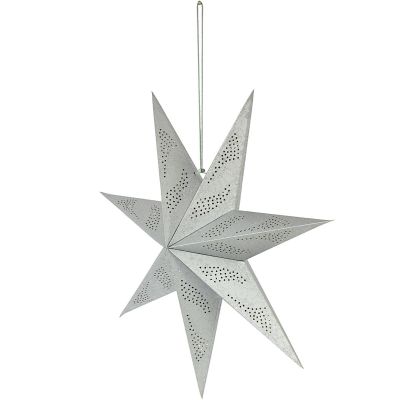 3. DECORATIVE PAPER STAR 45CM SILVER