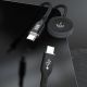 2. Dudao A12MaxC PD60W 2-in-1 Charger for Apple Watch / USB-C 1.2m - Black