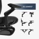 5. Leadpro 8.7 Black Swivel Chair