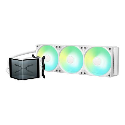 4. TRYX PANORAMA SE ARGB 360 Complete Water Cooling, 3D AMOLED Display - 360mm, White