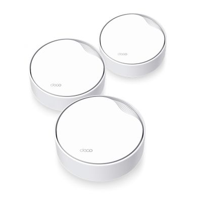 TP-Link DECO X50-PoE Router (3-PACK) Mesh Dual-band (2.4 GHz/5 GHz) Wi-Fi 6 (802.11ax) White
