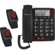 6. Amplicomms BigTel 50 Plus Phone with Emergency Bracelet Duo Dark Gray