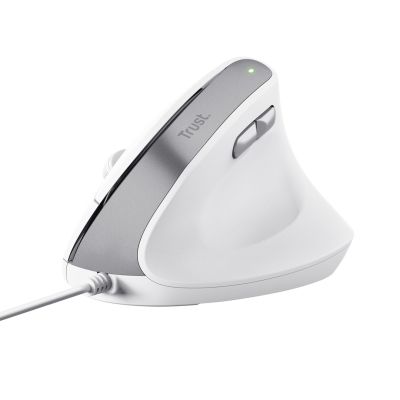 6. Trust BAYO II ERGONOMIC White Mouse