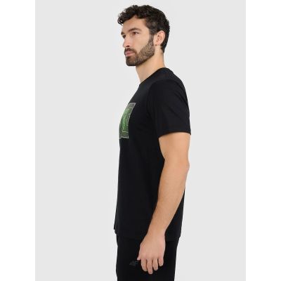 5. Men's regular printed T-shirt 4F 4FRAW25TTSHM3612-20S