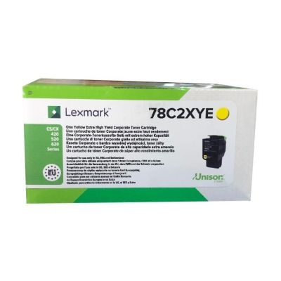 Lexmark Toner 78C2XYE Yellow
