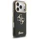 4. Guess IML 4G Script Metal Case for iPhone 17 Pro / 18 Pro - Black