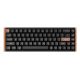 Keychron K6 HE Keyboard Universal USB + Bluetooth Brown, Black