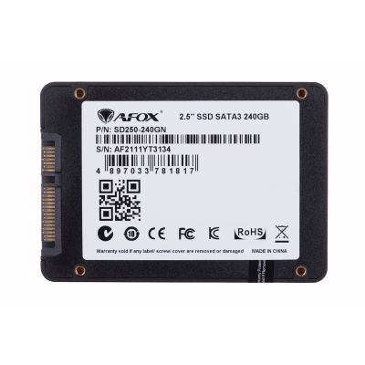 3. AFOX SSD 240GB TLC 555MB/S SD250-240GN