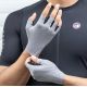 7. Rockbros Breathable Short Finger Cycling Gloves, Size: S - Gray