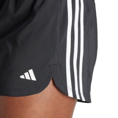 17. adidas Pacer Training 3-Stripes Woven High-Rise W IT7760 shorts