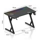 9. Huzaro Hero 2.4 RGB Black Gaming Desk