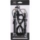 6. ADJUSTABLE SPEED SKIPPING ROPE ALUMINUM HANDLES 300 CM XQMAX BLACK