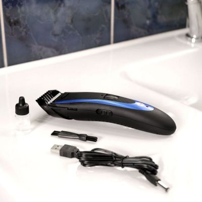 ELDOM Hair Clipper MG11U RAZOR, Cordless and Mains Operated, Trimmer, Length Adjustment