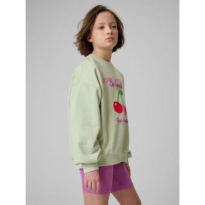 5. Girls' loose sweatshirt without hood 4F 4FJRSS26TSWSF2903-47S