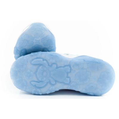 9. Leomil children's sports shoes sneakers Stitch light with velcro LED blue