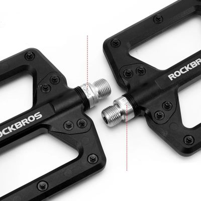 2. Rockbros 2022-12A Nylon Bicycle Pedals - Black