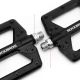 2. Rockbros 2022-12A Nylon Bicycle Pedals - Black