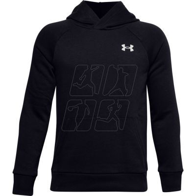 3. Under Armor Y Rival Cotton Hoodie Jr 1357591 001