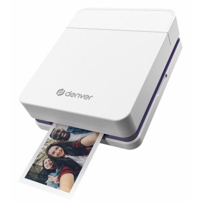 Denver MCP-6010 Handheld Printer White Wired and Wireless Battery 600 x 600 DPI