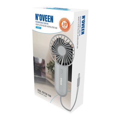 7. NOVEEN F220 USB Rechargeable Handheld Fan