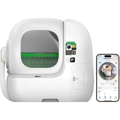 3. PETKIT Max Pro 2 Intelligent Automatic Self-Cleaning Litter Box White