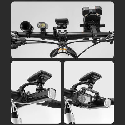 8. Rockbros FK-301 2-in-1 Handlebar Bike Mount for Computer/Navigator and Camera/Lighting - Black