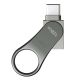 5. Pendrive Silicon Power Mobile C80 128GB Dual USB 3.1/Type-C Silver (SP128GBUC3C80V1S)