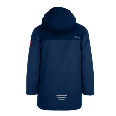 2. Trollkids Kids Gudvangen Jacket waterproof insulated jacket for children navy blue (354-142)