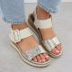 7. Remonte W D6453-61 RKR646B wedge sandals