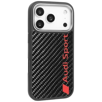 3. Audi R8 Carbon Fiber MagSafe Case for iPhone 17 Pro - Black
