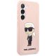 4. Karl Lagerfeld KLHCS23MSNIKBCP S23+ S916 hardcase pink/pink Silicone Ikonik