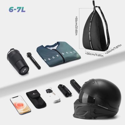 6. Rockbros H34 Backpack with Helmet Holder - Black