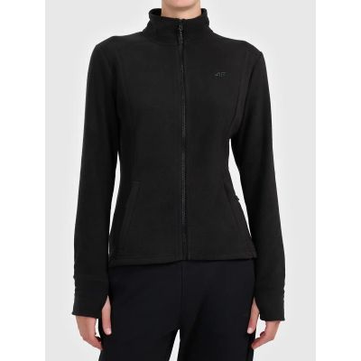 Women's fleece with stand-up collar, zip-up, 4F 4FWMM00TFLEF469-20S